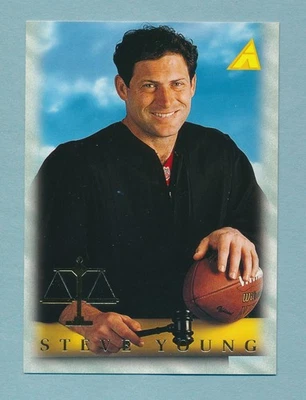 Steve Young 1995 Pinnacle #192 San Francisco 49ers - Image 1 of 2