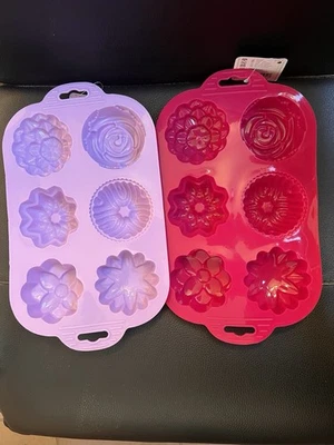 ✅ Silikon Muffinform Rosenform Rosen Backform  Muffinförmchen Kuchenform - Bild 1 von 4