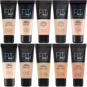 Maybelline Fit Me Matte & Poreless Foundation 30ml - CHOOSE SHADE - NEW & SEALED - Picture 1 of 18