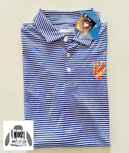 L - Men’s Columbia New York Mets Golf Shirt - Brand New w Tags - Picture 1 of 4