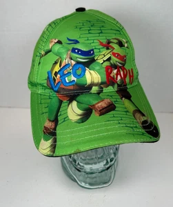 Nickelodeon Kids Snap Back Adjustable Hat Cap, Green Ninja Turtles All-Over Logo - Picture 1 of 10