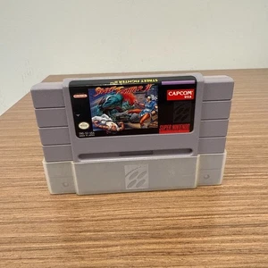 Street Fighter II 2 Super Nintendo SNES 1992 Authentic Game Cartridge Tested - Picture 1 of 3