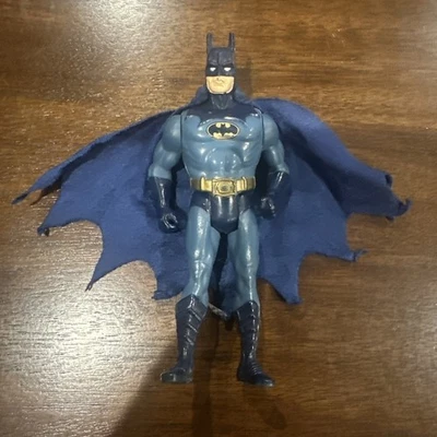 Figura de acción Kenner Wall Scaler Batman 1990 vintage disfraz azul con capa Foto 1 de 4