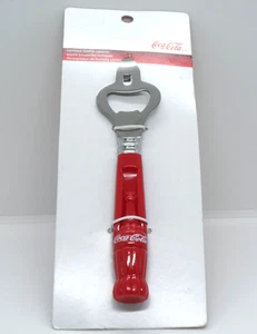 NUEVO ~ Abridor de botellas y latas Coca-Cola Contour de 7" - Metal y plástico 2007 OEM Coca-Cola - Imagen 1 de 3