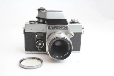 Exakta RTL 1000 Spiegelreflexkamera mit carl zeiss jena tessar 2,8/50 - Bild 1 von 4