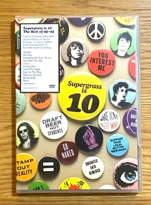 SUPERGRASS IS 10 THE BEST OF 94 - 04 DVD PAL 17 CLASSIC VIDEOS DOCUMENTARY NEW - Imagen 1 de 13