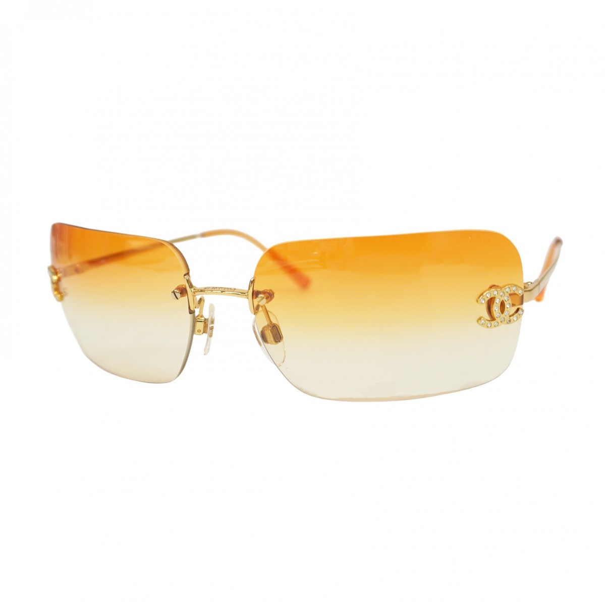 CHANEL Orange Sunglasses for Women for sale | eBay