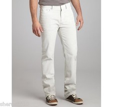 $575 NWT Authentic BALENCIAGA Paris White Cotton Regular Fit Jeans W-31 I-33