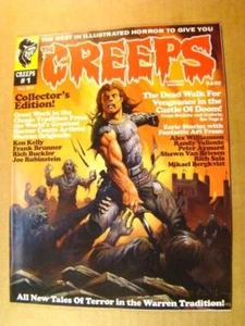 CREEPS 1 *NM/MT 9.8* KEN KELLY FRANK BRUNNER ART WARREN CREEPY VAMPIRELLA - Bild 1 von 1