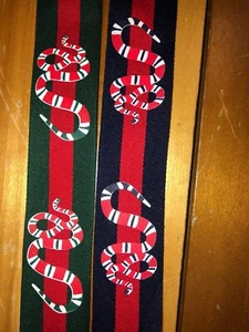 Weaving snake Belt Knit Clothing Bags Decotive Embroied Ribbon Logo In - Picture 1 of 12