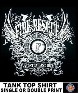 Feuerwehrleute Feuerwehr First in Last Out The Best Become Feuerwehrleute Panzertop WS80 - Bild 1 von 12