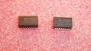 QTY (10) PE68023NL PULSE 16 PIN GULLWING 10BASE-T ISOLATION TRANSFORMERS NOS - Picture 1 of 3