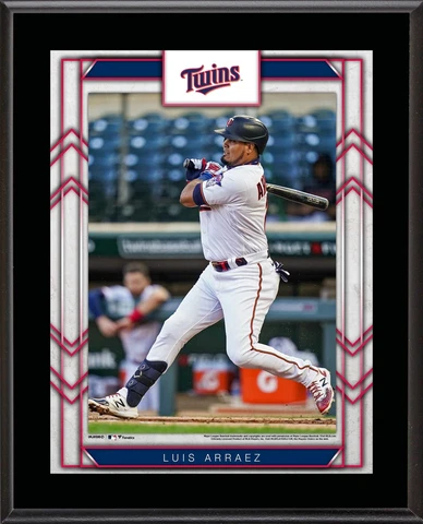 Luis Arraez Minnesota Twins 10.5" x 13" Sublimated Player Plaque Cover