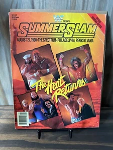 WWF Program - SummerSlam 1990 Magazine - Hulk Hogan Ultimate Warrior Heenan - Bild 1 von 1