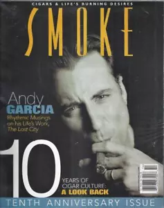 Smoke Cigars & Life Burning Desires Magazine 10th Tenth Anniversary Andy Garcia - Picture 1 of 2