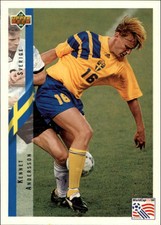 1994 Upper Deck World Cup Contenders French/Dutch #79 Kennet Andersson