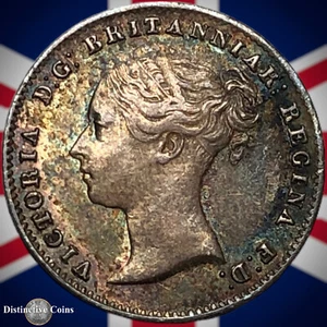 Great Britain 1859 Three Pence GB1830 - Picture 1 of 2