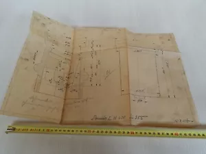 DISEGNO VINTAGE ORIGINALE F.I.S. TORINO - DENNIS L.H. 4 CIL. 1931 - Picture 1 of 5