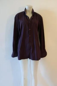 Mens Oriali Firenze Plum Purple Dress Shirt 16 1/2/ 42 * - Picture 1 of 5