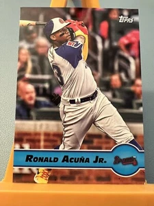 2022 Topps UK Edition Merlin Premier Gold Ronald Acuna Jr #PG-18 Atlanta Braves - Picture 1 of 2