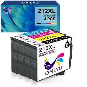 Lote de tinta 212XL compatible para impresora Epson 212XL WF-2830 Workforce WF-2850 - Imagen 1 de 11