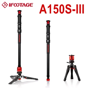 IFOOTAGE Cobra 3 Monopod A150S III Alloy Outdoor Travel Camera Monopod Pedal 5kg - Picture 1 of 14