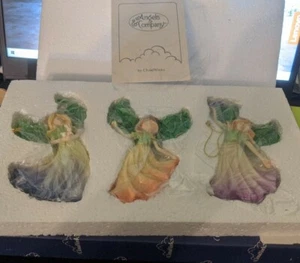CloudWorks Blossom Girls 3 piezas conjunto de adornos 2003 estatuillas nuevas en caja con certificado de autenticidad - Imagen 1 de 5