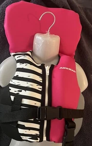 Airhead Hot Pink And Black INFANTWater Sports Flotation Schwimmweste 30 Lbs oder weniger - Bild 1 von 2