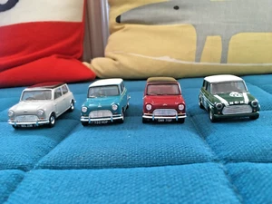 Vanguards / Vitesse Mini Cooper S 1:43 Four model cars perfect condition unboxed - Foto 1 di 6