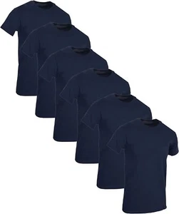 SOCKS'NBULK Mens Cotton Crew Neck Short Sleeve T-Shirts Bulk Pack (6XL) - Picture 1 of 3