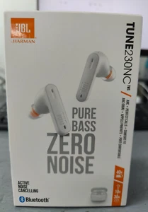 JBL Harman Tune 230NC TWS Bluetooth True Wireless Noise Cancelling-40 hrs-White - Picture 1 of 5
