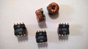 ZAN322 Lot of 5 pcs Ely LVL57-Q Coil 7/16" OD x 3/16" H 8-Pin Surface Mount - Picture 1 of 1