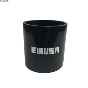 2.75" 3-PLY STRAIGHT TURBO/INTAKE/INTERCOOLER PIPING SILICONE COUPLER HOSE BK - Foto 1 di 6