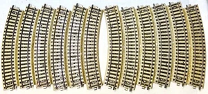 Märklin 5100 12 Piezas Vía Metal Curvado R 360mm HO, Usado - Imagen 1 de 1