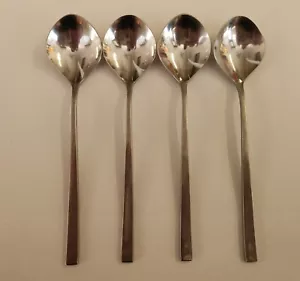 4 Fuga Stainless by Lundtofte Denmark Teaspoons 6-5/8" - Picture 1 of 3