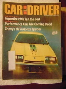 CAR and DRIVER Magazine September 1976 Chevy's Monza Spyder - Bild 1 von 1