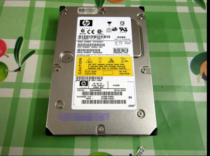 HP A7288A A7288-69001 73G ST373453FC 15K  HDD FC - Image 1 of 1