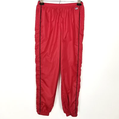 VTG Lauren Ralph Lauren Women Windbreaker Pants sz M Petite Red Pull On Athletic - Image 1 of 4