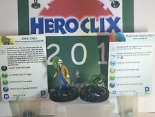 DC HeroClix 10th Anniversary (D10A) 003 John Jones, 019 Martian Manhunter