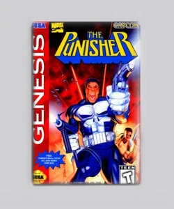 THE PUNISHER / SEGA GENESIS - 2"x3" FRIDGE MAGNET (box game retro vintage - Picture 1 of 3