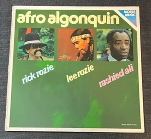 RASHIED ALI - Afro Algonquin ~ MOERS 01078 {nm orig} | 1980 | w/Rick & Lee Rozie - Picture 1 of 4