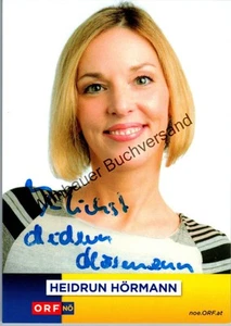 Original Autogramm Heidrun Hörmann ORF NÖ /// Autogramm Autograph signiert signe - Bild 1 von 4