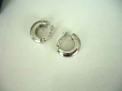 Pierre Lang  Ohrringe Creolen  RH Zirkonia - Bild 1 von 2