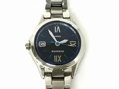 CASIO OCEANUS OCW-70J-1AJF Solar Titanium 3 Hands Watch 30.3mm No Box - Image 1 of 4