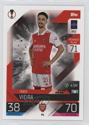 2022-23 Topps Match Attax UEFA Club Competitions Fabio Vieira #89 - Image 1 of 2