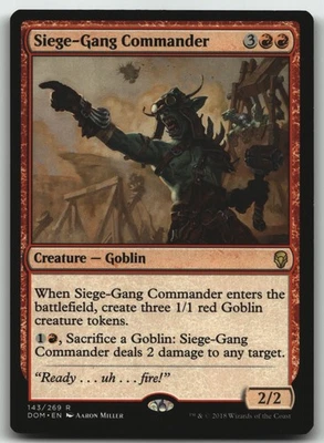 Siege-Gang Commander R Dominaria 143 LP - Image 1 of 2