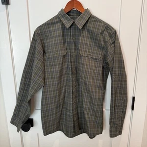 Red Head Hemd Herren M grün/blau kariert langarm Button Down mit Taschen - Bild 1 von 3