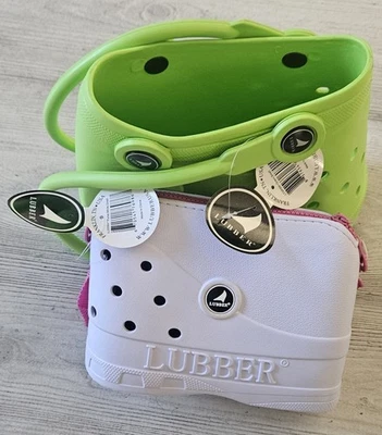 Set Of Two Lubber Tote Handbag Beach Bag Waterproof Soft Rubber Bag Beach Party