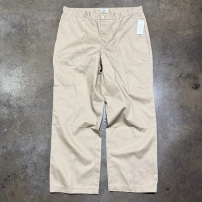 Pantalones chinos holgados de pierna ancha estilo trabajo Elwood talla XXL nuevos con etiquetas Foto 1 de 4