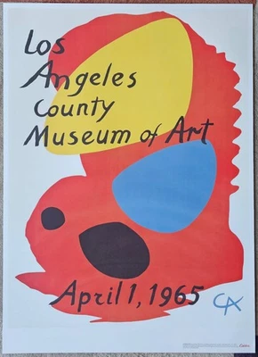 Alexander Calder Sammlerstück Los Angeles County Museum Of Kunst Poster Lacma - - Bild 1 von 4